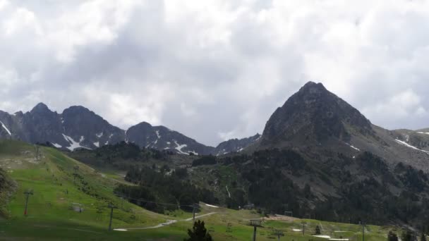 Pyreneeën in Andorra — Stockvideo