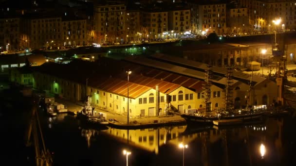 La Spezia time lapse portuale — Video Stock