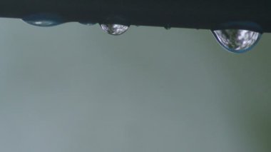 Su damlaları ağır çekimde düşmek