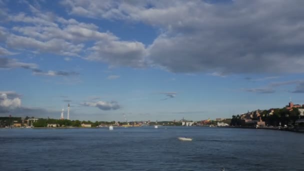 Stockholm time lapse — Stock Video