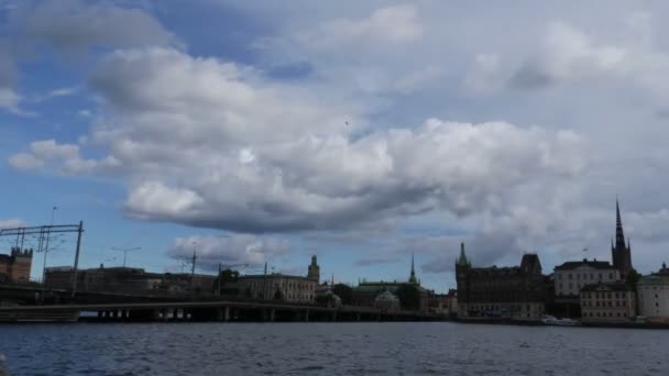 Stockholm časová prodleva — Stock video