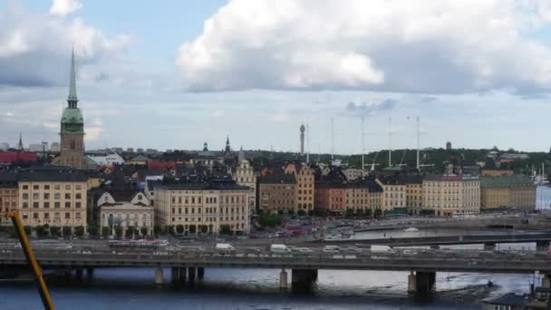 Stockholm časová prodleva — Stock video