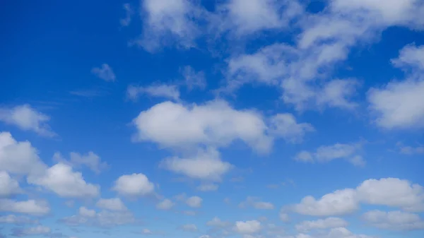 White clouds in a blue sky from Canada Stock Photo
