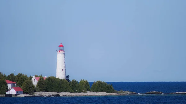 Beacon Sea Shore Royalty Free Stock Images