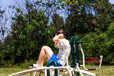 ABS egzersiz açık ekipman