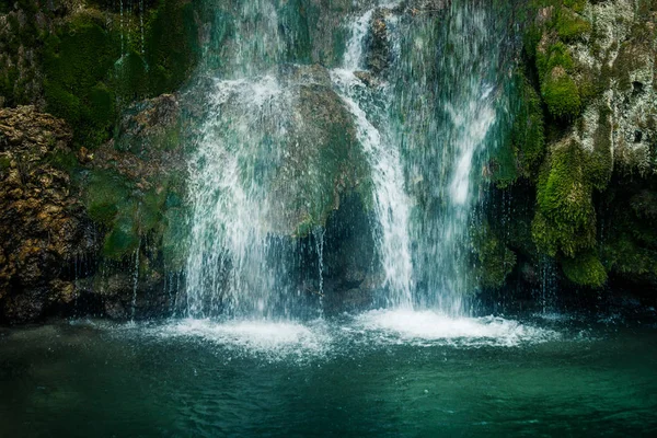 Cascadă frumoasă Veliki Buk, Lisine în Serbia — Fotografie, imagine de stoc