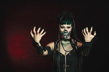 korkunç cyber iskelet kadın stüdyo 