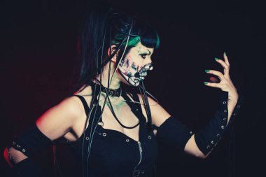 korkunç cyber iskelet kadın stüdyo 