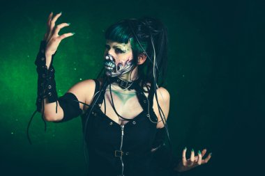 korkunç cyber iskelet kadın stüdyo 