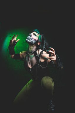 korkunç cyber iskelet kadın stüdyo 