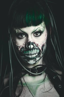 korkunç cyber iskelet kadın studio vurdu