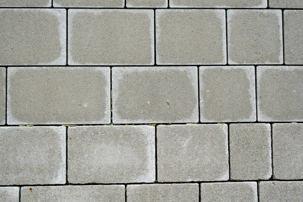 Terraço coberto com pedras de pavimentação — Fotografia de Stock