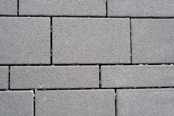 Terraço coberto com pedras de pavimentação — Fotografia de Stock