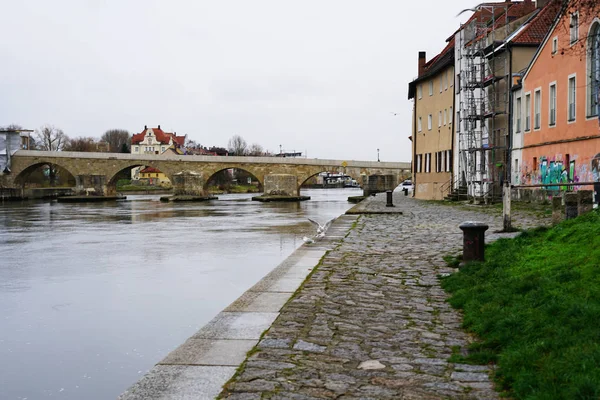Dit Zijn Diverse Oude Kerken Een Zeer Oude Stad Regensburg — Stockfoto