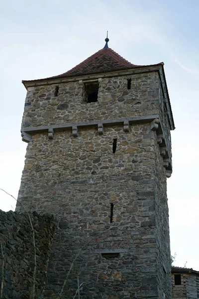 Středověký Hrad Velmi Dobrém Stavu Falkenfels Bavorsku — Stock fotografie