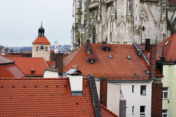 Regensburg Çeşitli Kilise Vardır — Stok fotoğraf