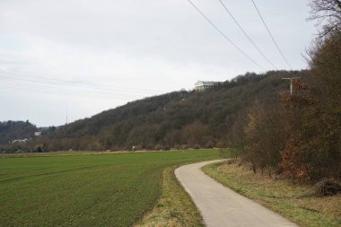 Walhalla görünümünden Donaustauf, Tuna
