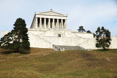 Walhalla görünümünden Donaustauf, Tuna