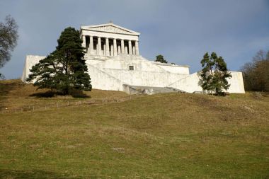 Walhalla görünümünden Donaustauf, Tuna