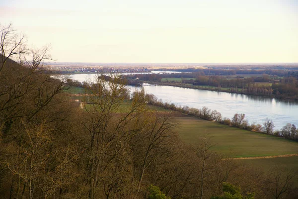 Vue Depuis Walhalla Sur Danube Donaustauf — Photo