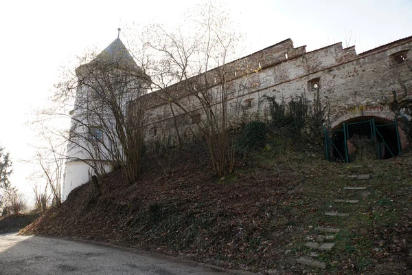City Landmark Wrth Castle Danube Renaissance Style — стоковое фото