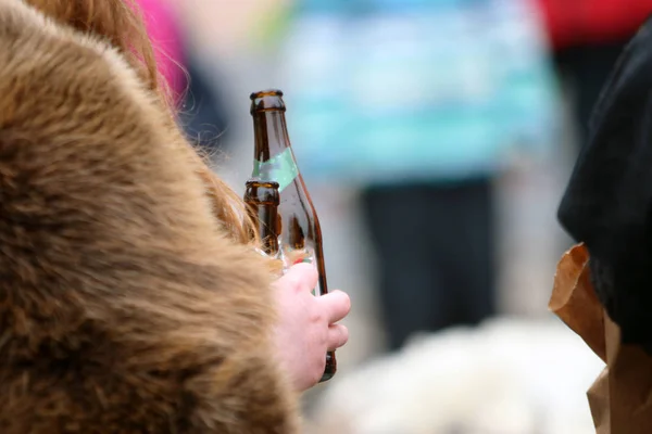 Minuman Beralkohol Adalah Bagian Dari Karnaval — Stok Foto