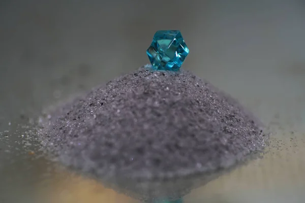 Mineral Dari Berbagai Ukuran Dan Bentuk Dari Pasir Marmer Sampai — Stok Foto