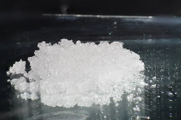 Kimyasal maddelerin kimya seti için stüdyoda fotoğraflandı makro lens ile yakın çekim