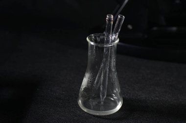 Laboratuvar ve fotoğraf Studio kimyasal deneyler