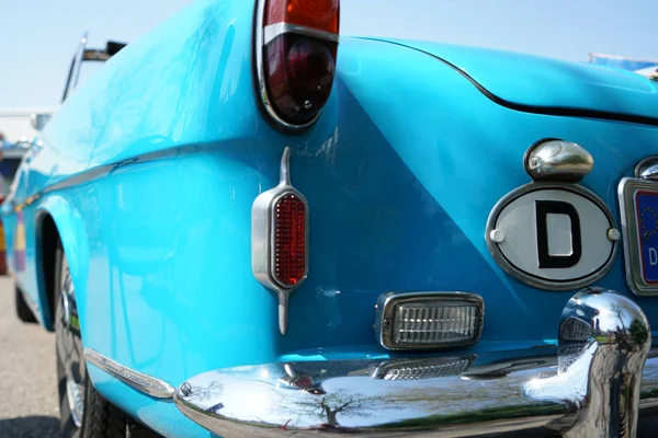 Carros Antigos Muito Bem Preservados Polidos Alto Brilho — Fotografia de Stock
