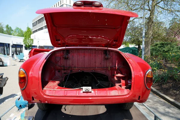 Carros Antigos Muito Bem Preservados Polidos Alto Brilho — Fotografia de Stock