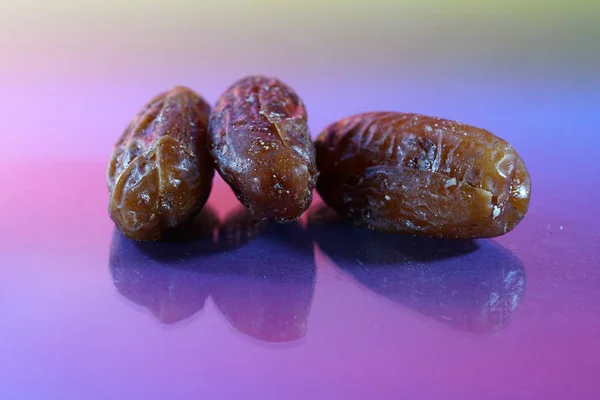 Date Fruit Date Palm Photographed Here Studio Detail — Stock Photo, Image