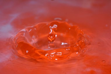 Su damlaları, higspeed flaş ve damlatıcılarla stüdyoda fotoğraflandı.