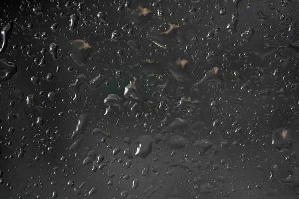 Капли Воды Сфотографированные Вспышками Капельницей Студии — стоковое фото