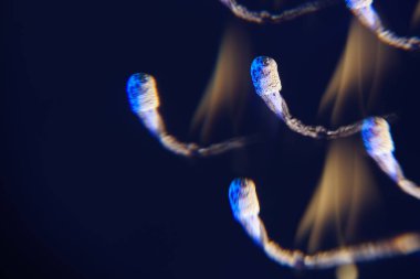 Işıklar yanıp sönmeden önce renkli folyolarla fotoğraflanmış.