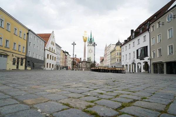 Straubing Ist Eine Niederbayerische Stadt Mit Einer Gut Erhaltenen Altstadt — Stockfoto