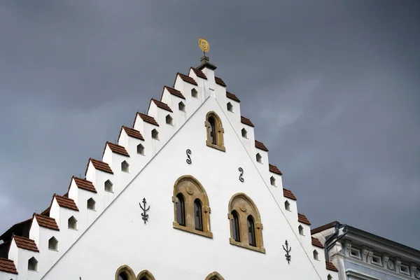 Straubing Adalah Sebuah Kota Bavaria Hilir Dengan Kota Tua Yang — Stok Foto