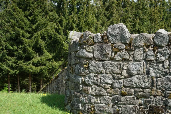 天然石で造られた壁 — ストック写真