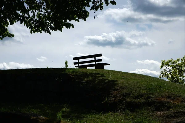 Chairs Benches Invite You Relax — Stock Photo, Image