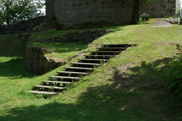 Escadas Pedra Natural Parecem Ser Feitas Para Durar — Fotografia de Stock