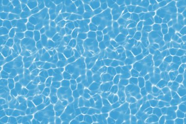 Texture of water surface. Overhead view, Swimming pool bottom caustics ripple and flow with waves background. clipart