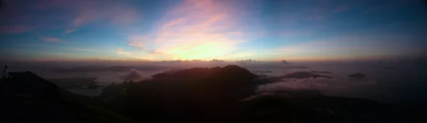 Panorama of sky and cloud — Stock Photo, Image