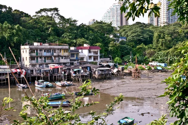 Panorama z budynku w Hong Kongu — Zdjęcie stockowe