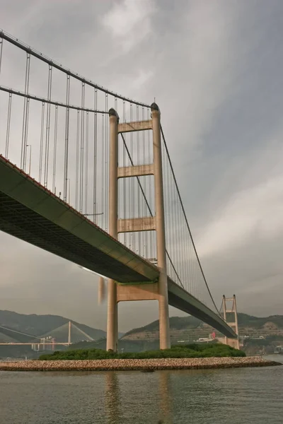 Tsing ma Brücke — Stockfoto