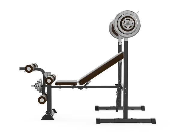 Multifunktionell gym maskin, högra vyn — Stockfoto