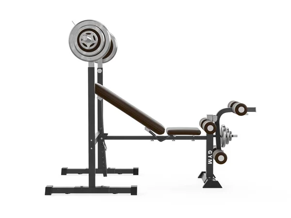 Multifunktionell gym maskin, vänstra vyn — Stockfoto