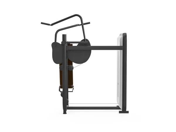 Máquina de ginásio multifuncional, vista direita — Fotografia de Stock