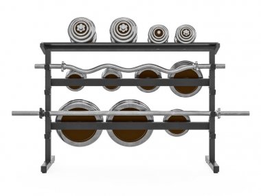 Çok fonksiyonlu spor salonu makine, arkadan görünüm