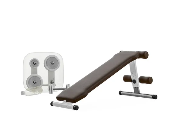 Multifunktionell gym maskin, vinkel Visa — Stockfoto