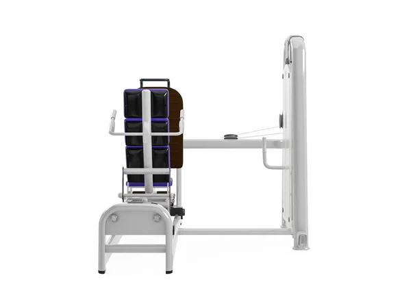 Máquina de ginásio multifuncional, vista frontal — Fotografia de Stock